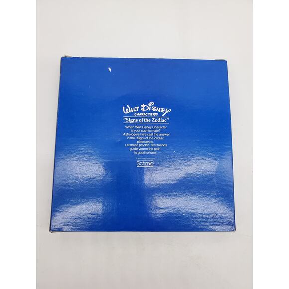 Disney Decorative Plate - Gemini - Zodiac - 7"D Alice in Wonderland - Picture 2 of 3